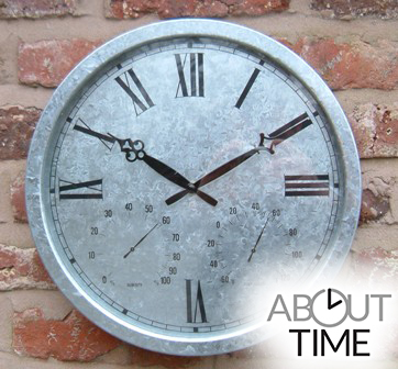 Gegalvaniseerde Tuinklok - 35cm - About Time™